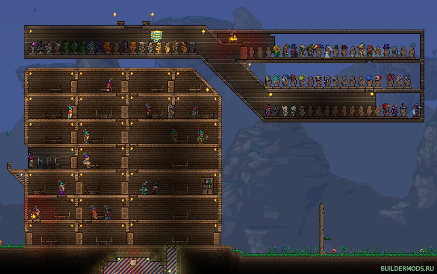 How to build housing in terraria фото 86
